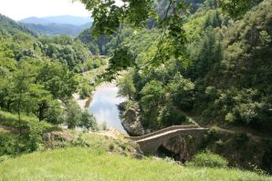 Le pont du diable, à Thueyts